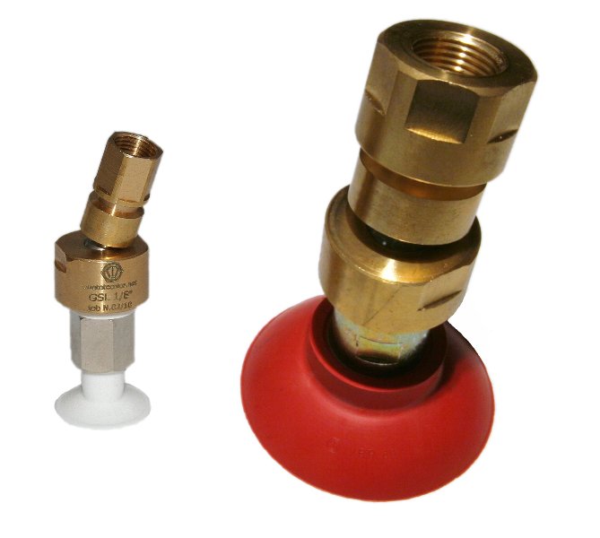 Articulaciones esféricas con conexión de vacío axial GSL